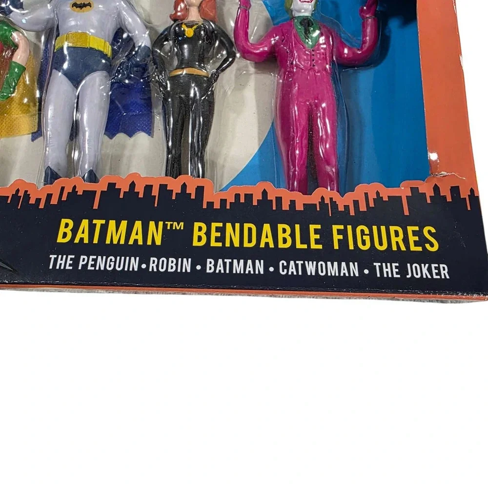 NIB Batman Bendable Figures The Penguin‎ Robin Batman Catwoman Joker Classic TV